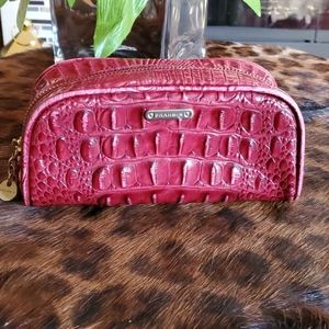 Brahmin Red Makeup Bag